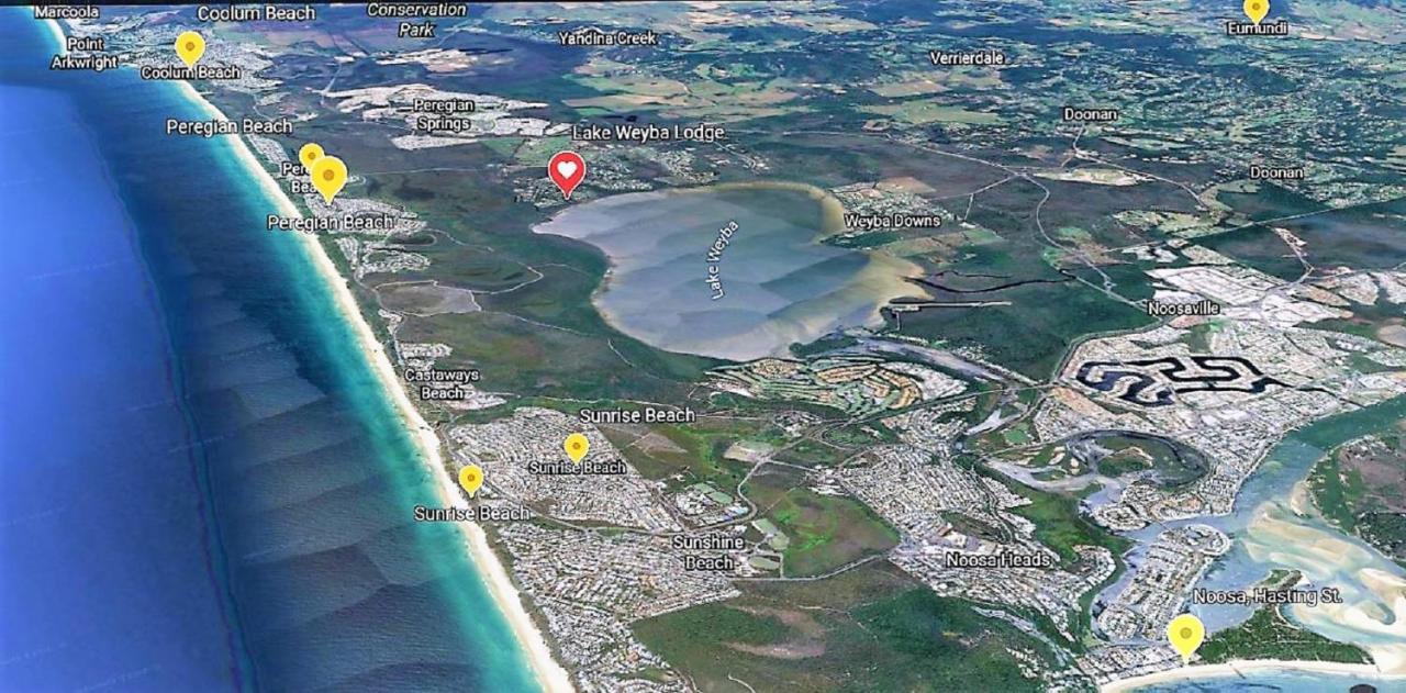 Lake Weyba Noosa Lodge & Kangaroos Peregian Beach Luaran gambar